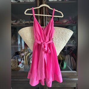 Milly Vibrant Pink Sleeveless Dress